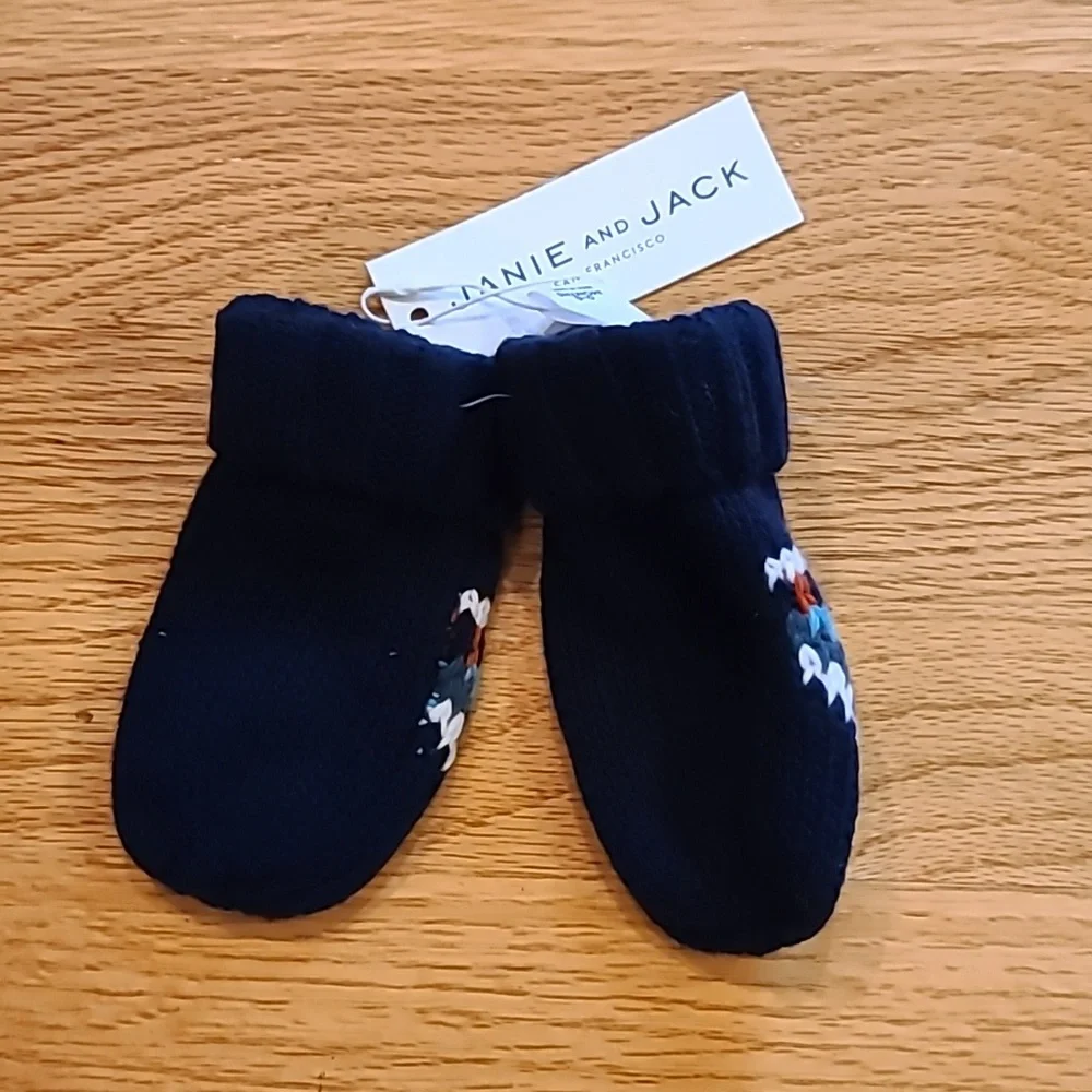 Janie & Jack Fair Isle Mittens